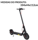 Patinete Elétrico 350w Dobrável Adulto Preto Com Display Lcd, Freio Elétrico, Velocidade De 25km/h E Suporte Até 120kg