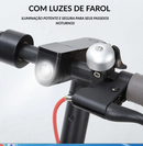 Patinete Elétrico 350w Dobrável Adulto Preto Com Display Lcd, Freio Elétrico, Velocidade De 25km/h E Suporte Até 120kg