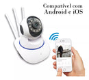 Câmera Segurança 3 Antenas Ip Onvif Wifi Orbitronic