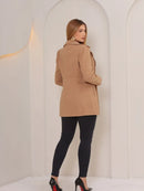 Casaco Sobretudo Feminino de Lã Batida Forrado Premium –❄️ Promoção inverno ❄️