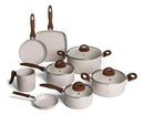 Conjunto de Panelas 8 Peças Ceramic Life Smart Plus Vanilla – Brinox - PROMOÇÃO POR TEMPO LIMITADO