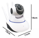 Câmera Segurança 3 Antenas Ip Onvif Wifi Orbitronic
