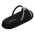 Sandalia Papete Moleca Feminina Tiras Strass Flatform Macia