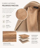 Casaco Sobretudo Feminino de Lã Batida Forrado Premium –❄️ Promoção inverno ❄️